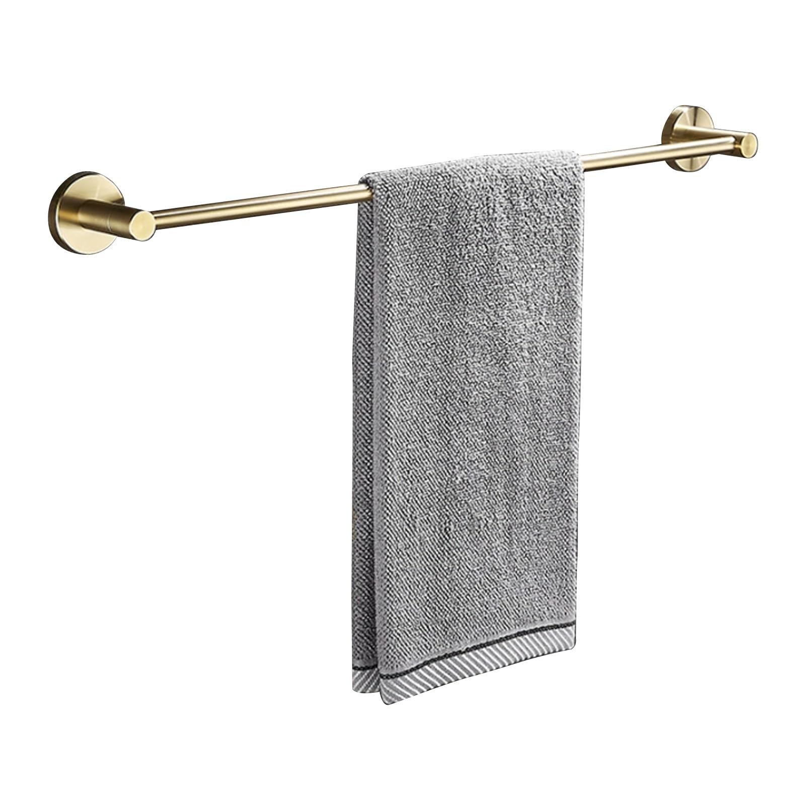 Barre porte-serviettes anti-corrosion en acier inoxydable poli pour petite salle de bain