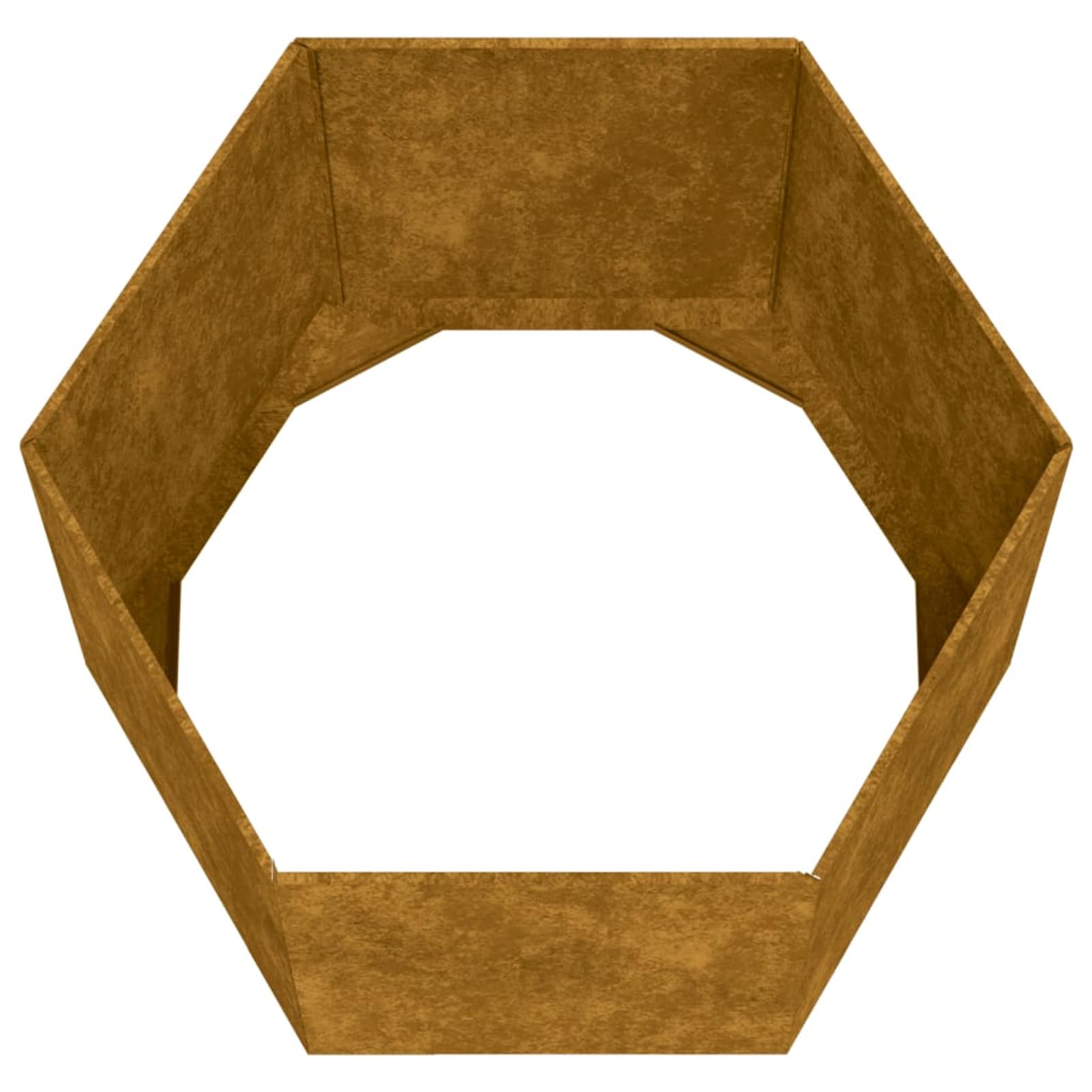 ShGaxin Skrzynka na kwiaty, doniczki zewnętrzne, doniczka zewnętrzna, taras ogrodowy, stal corten szara 60x60x45 cm