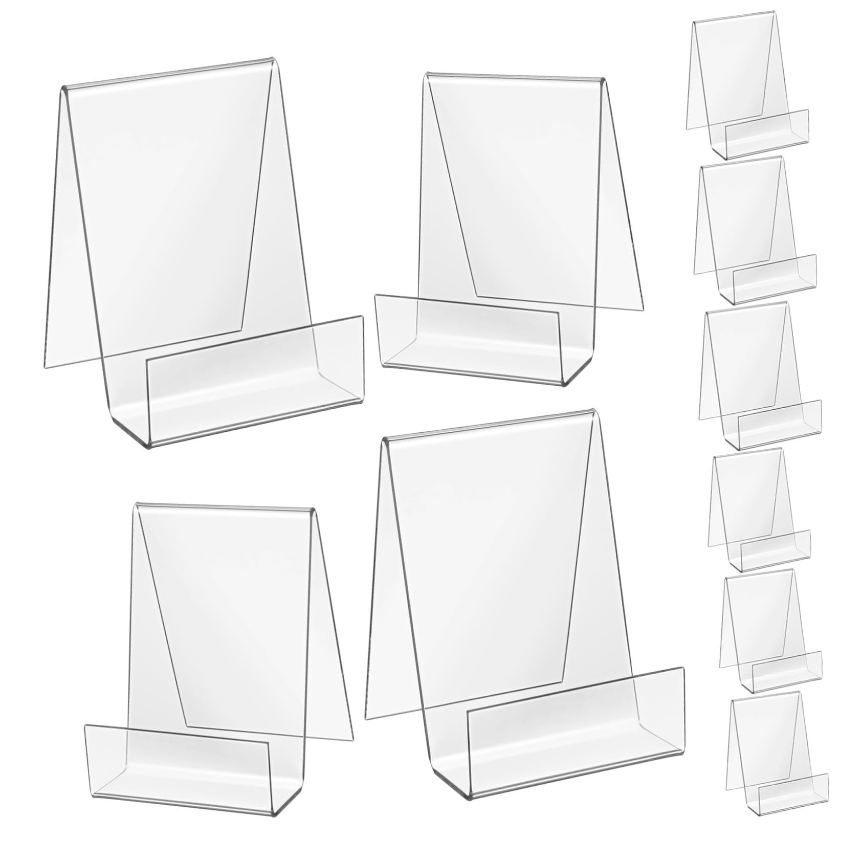 Présentoir acrylique carte de sport et petit support transparent pour vœux