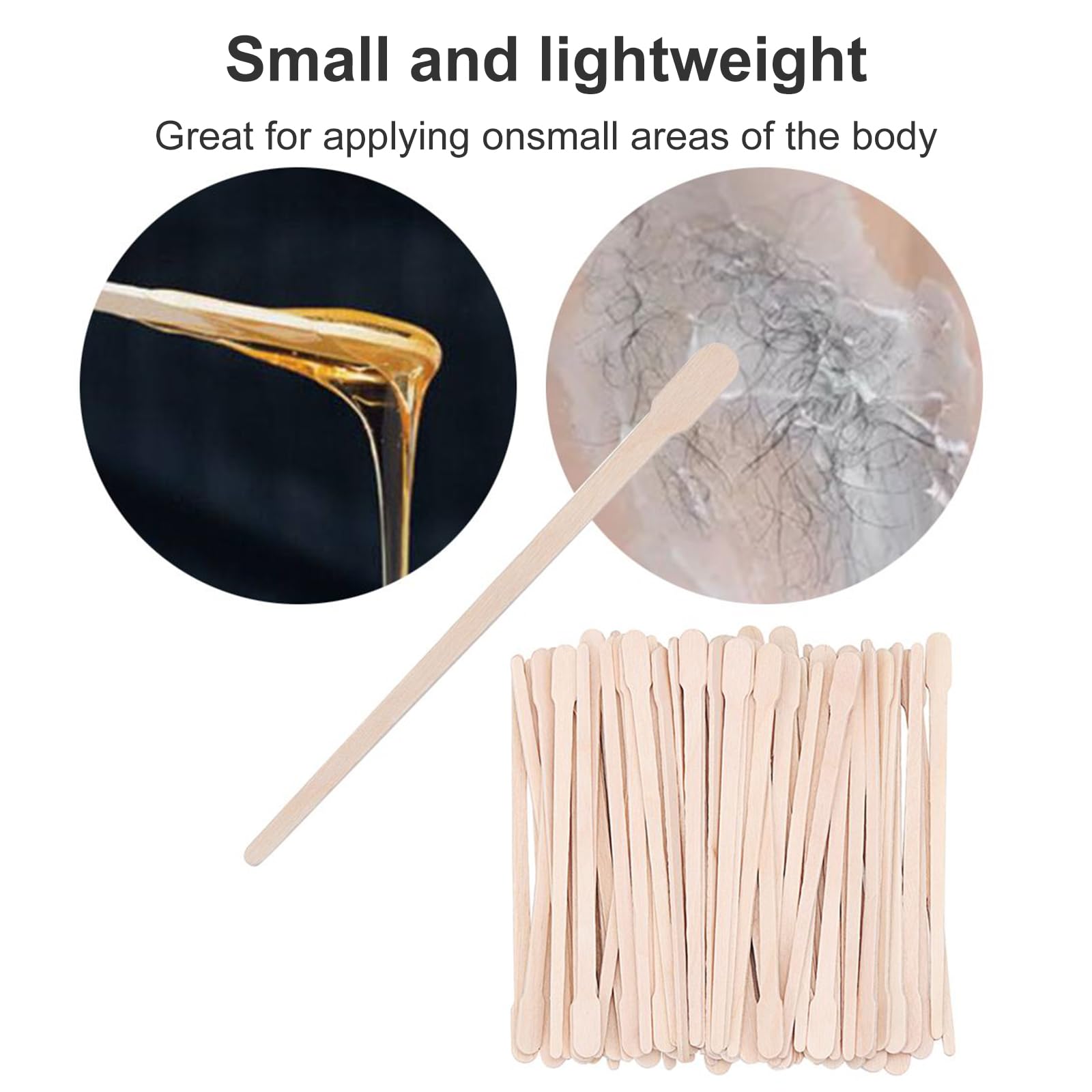 Spatule Cire Epilation, Spatule Bois Epilation, Baton Epilation Cire, Baton Cire Epilation, Spatule Bois pour Cire, 250 Pièces Bâtons de Cire, pour Épilation Sourcils Lèvres Corps, 3 Tailles