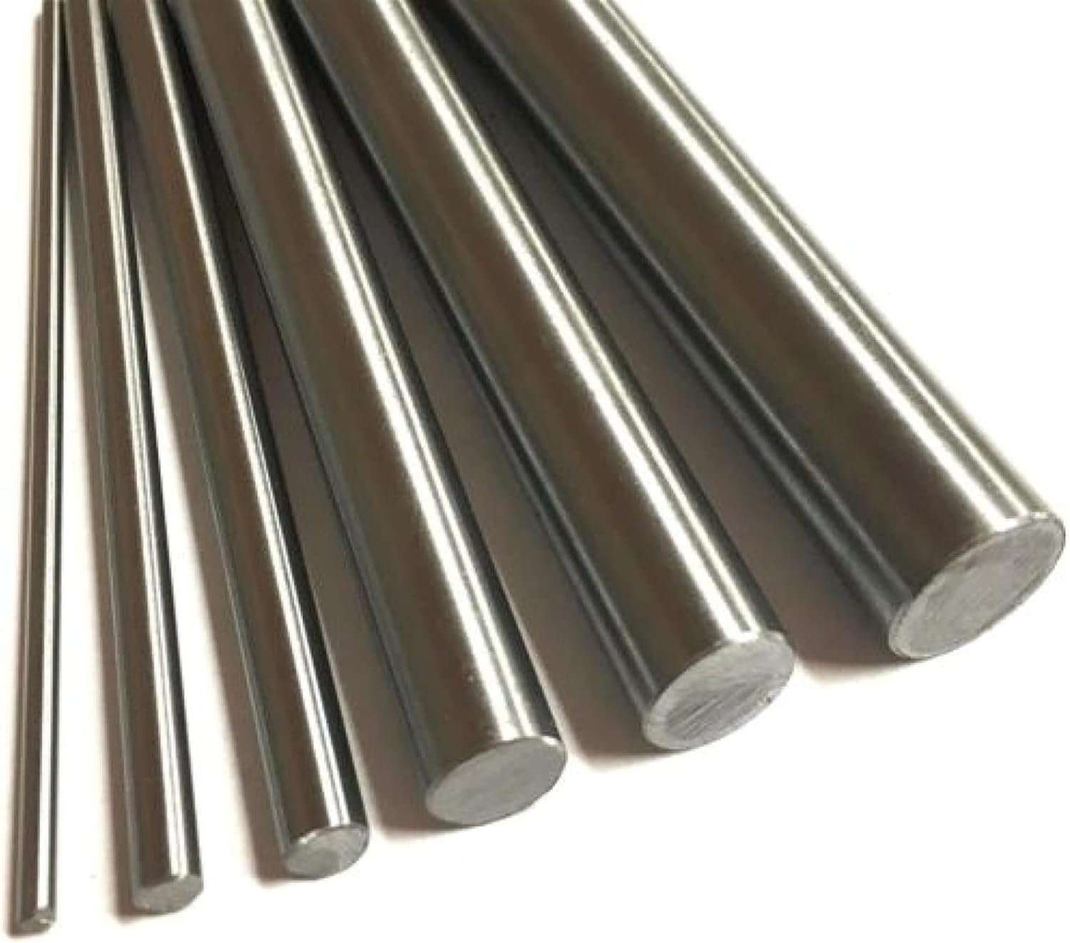 304 Stainless Steel Rod Bar Linear Shafts 5mm 6mm 7mm 8mm 9mm 10mm 12mm 15mm Dia Metric Round Bar Ground Stock 100/200/300/500mm (Diameter : 8mm, Length : 100mm)