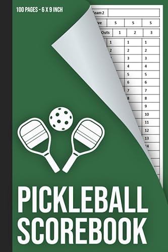Pickleball Scorebook: Pickleball Score Sheets and Game Record Book | Track and Analyze Your Pickleball Matches and Statistics