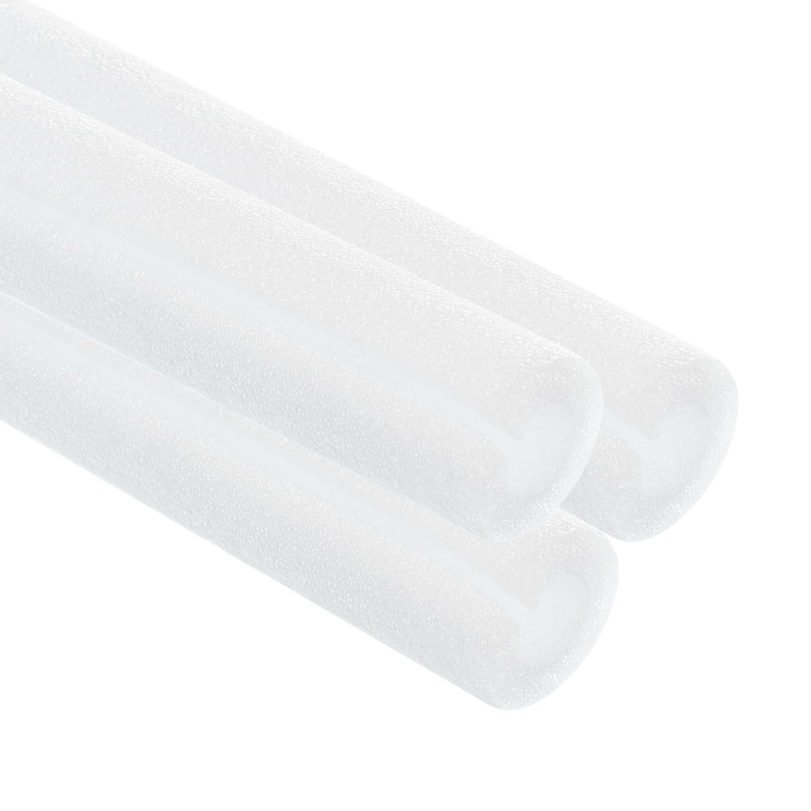 uxcell 3 Pcs Pipe Insulation Foam Tube, 2/5" x 1/4" Hollow Tube Covers Wrap 3.3 Feet for Outdoor Winter Freeze Protection Irrigation Hot Cold Water