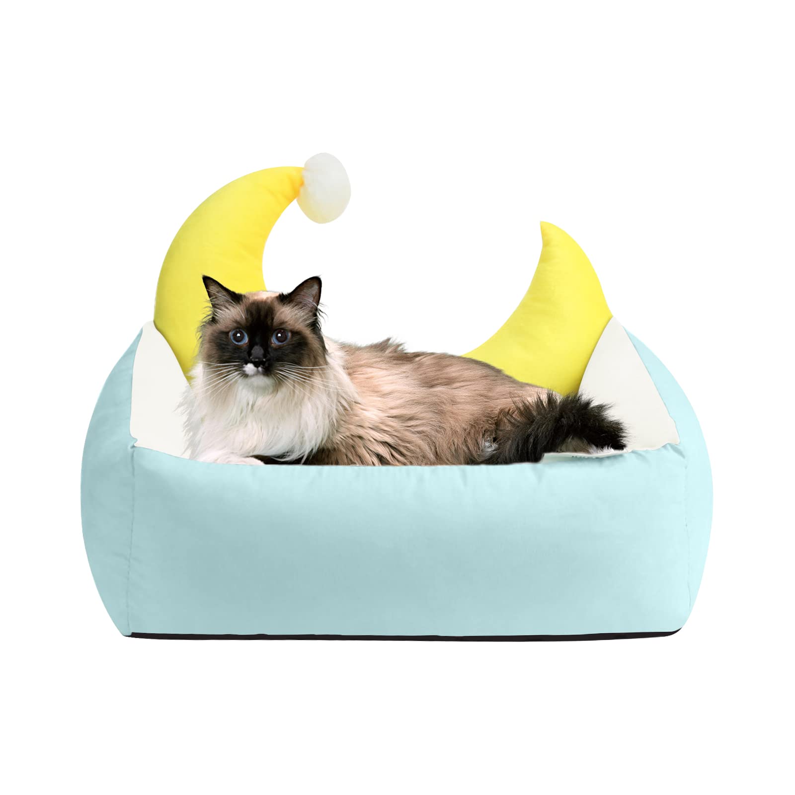 PETCUTE Ortopedyczne legowisko dla psa, zmywalna poduszka dla psa z antypoślizgową podstawą, miękkie i wygodne legowisko dla psa ze zdejmowaną pokrywą, oddychająca sofa dla zwierząt
