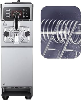 Amazon.co.jp: 業務用アイスクリームマシン、12-16L/Hステンレス