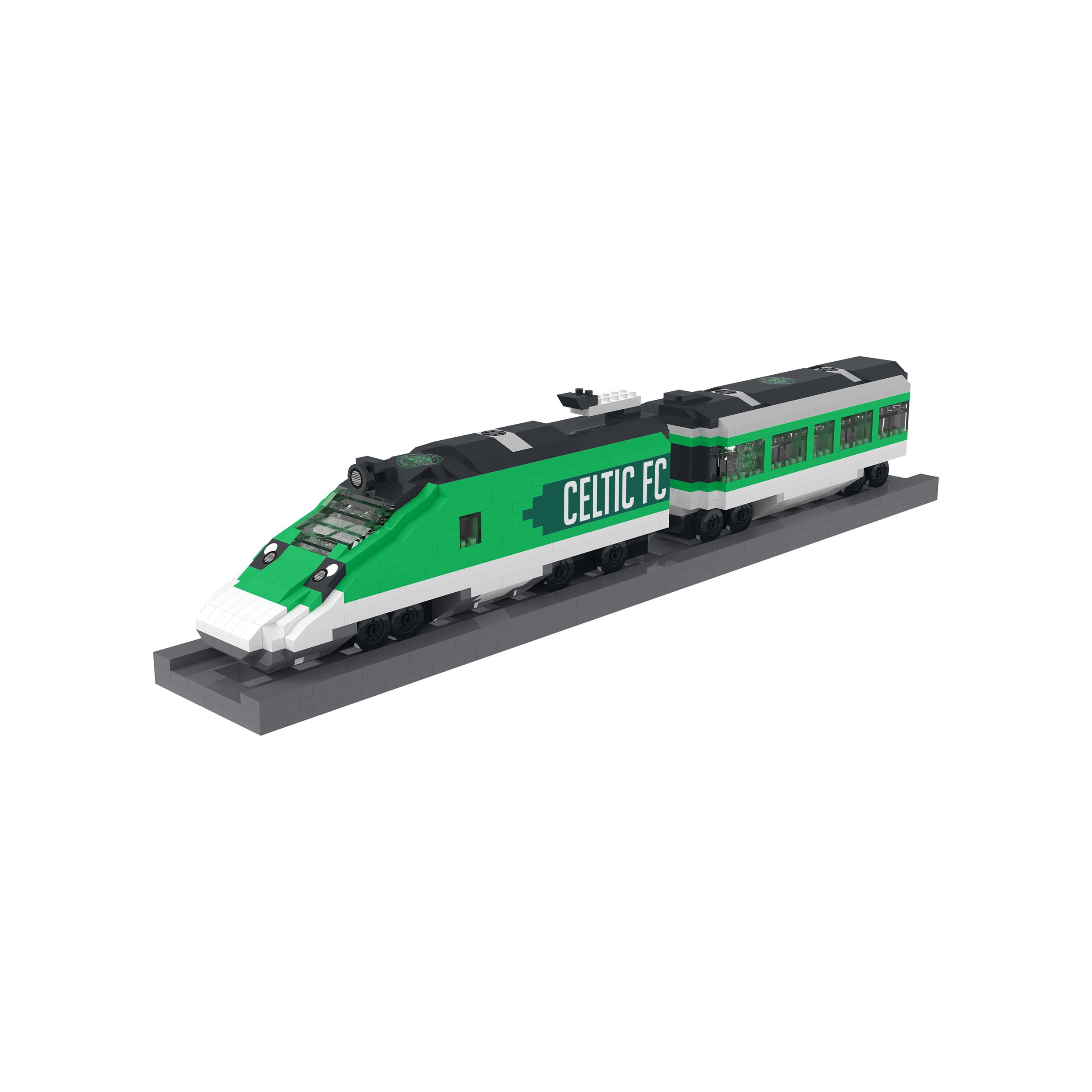 FOCO Officially Licensed Celtic FC BRXLZ Train 3D Bricks Contruction Toy Model
