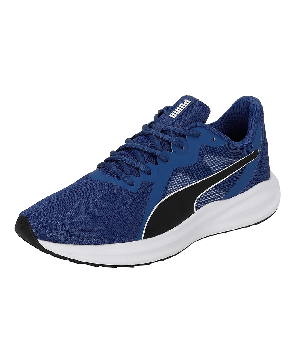 Puma Unisex-Adult Twitch Runner Blazing Blue-White Running Shoe - 8 UK (37628921) (B09L5JNQ4Q) Amazon Price History, Amazon Price Tracker
