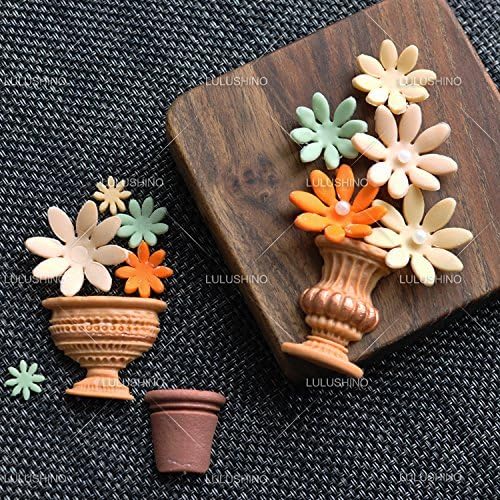 Astra shop 4-Piece Daisy Flower Fondant Plunger Cutter Stamp Set