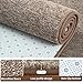 AROGAN Washable 2x6 Runner Rug for Hallway, Long Runner Rugs wtih Soft Memory Foam for Bedroom, Non Slip Backing Carpet Runners for Hallways, Kitchen, Bathroom, Entryway Home Decor, Matte Brown