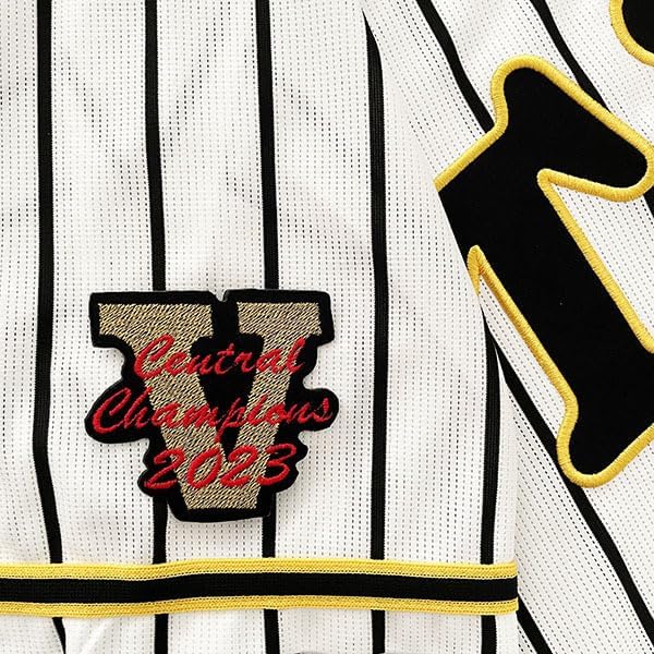 阪神 刺繍ワッペン 2023 CENTRAL CHAMPIONS V 小 優勝記念/チャンピオン/優勝/プロ野球/刺繍/刺しゅう/ワ