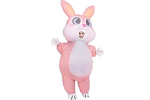 Pink Bunny Easter Inflatable Costume