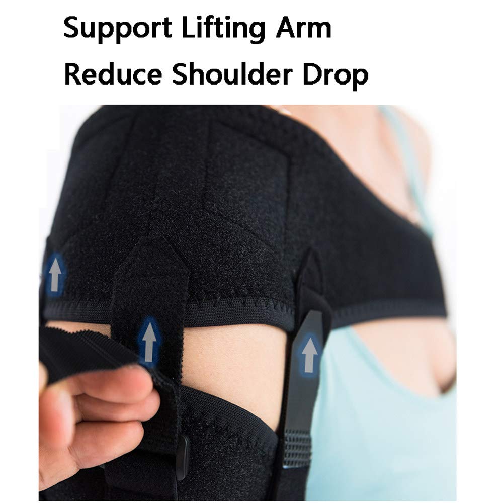 Cabestrillo para Brazo - Inmovilizador de Hombro Correa de Soporte médico para Muñeca de Codo de Brazo fracturado Roto, Brazalete de Soporte de Manguito rotador de Hombro Ajustable, Brazo Iz