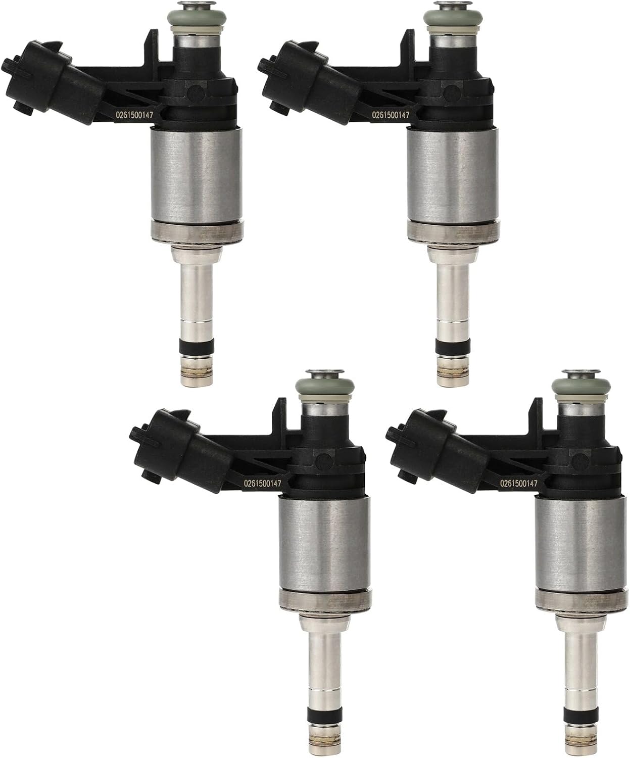 High-Pressure Fuel Injectors – Set Of 4 For Ford/Lincoln 2.0L Turbo Engines (2012-2018 Focus, Escape, Edge, Fusion, Taurus) | Replaces BB5Z-9F593-B, CM5212