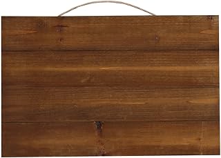 Make Market 11" x 17" Wood Pallet Plaque - Unfinished Hanging Decorative Sign for Home Decor and Arts & Crafts - Bulk 12 Pack