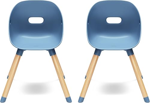 Miniatura 8 de Lalo The Play Chair, Silla de madera y plástico no tóxico para niños y niños pequeños, asiento de cubo resistente y silla para niños fácil de