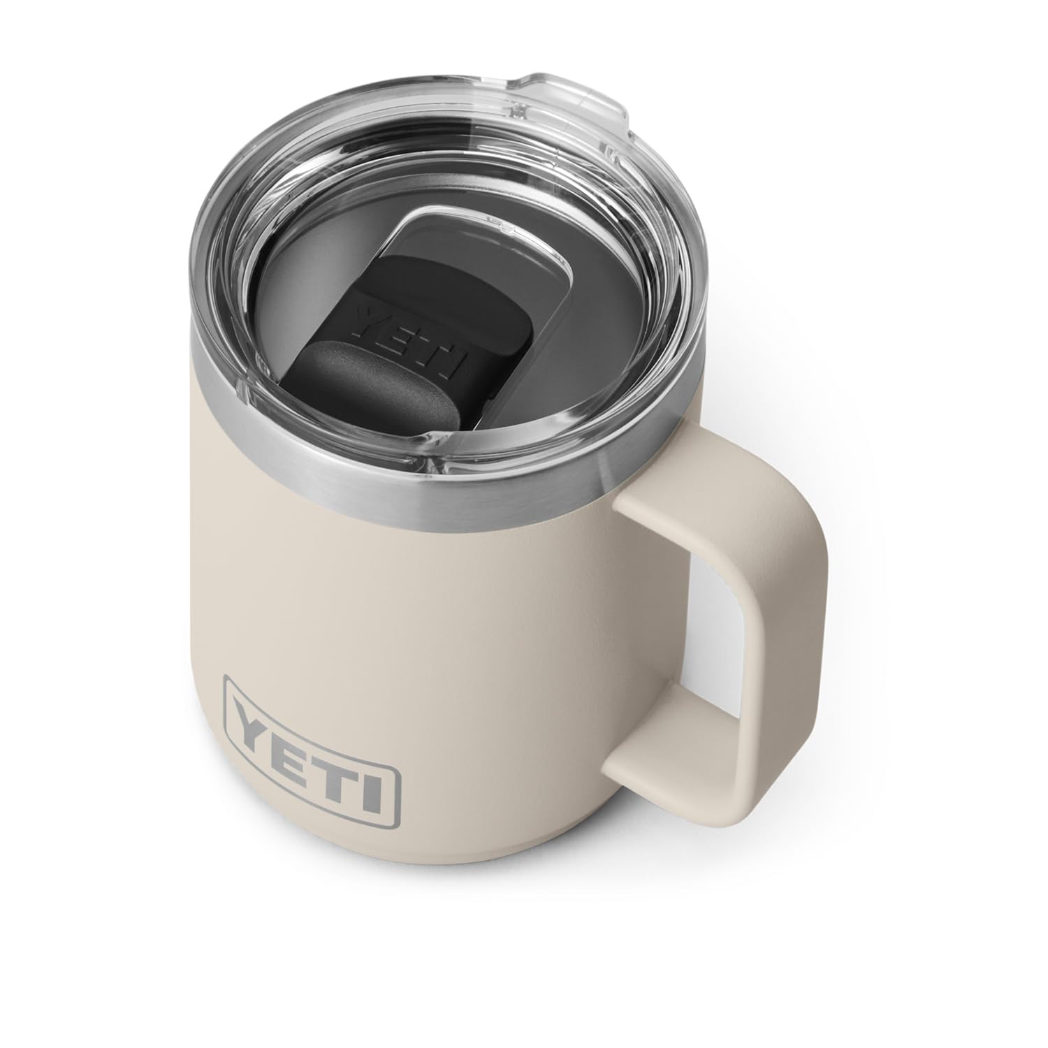 YETIYETI Rambler 10 oz Stackable Mug, Vacuum Insulated, Stainless Steel with MagSlider Lid, Cape Taupe