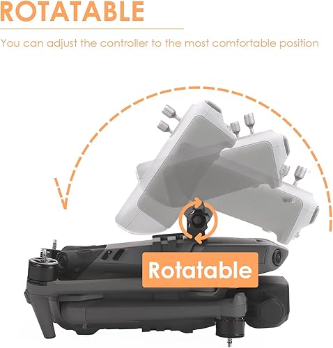 Miniatura 6 de XINANEE - Soporte de cardán de mano estabilizador de cámara para DJI Mavic 3 Mavic 3 Classic Mavic 3 Pro Drone con controlador DJI RC-N1, piezas