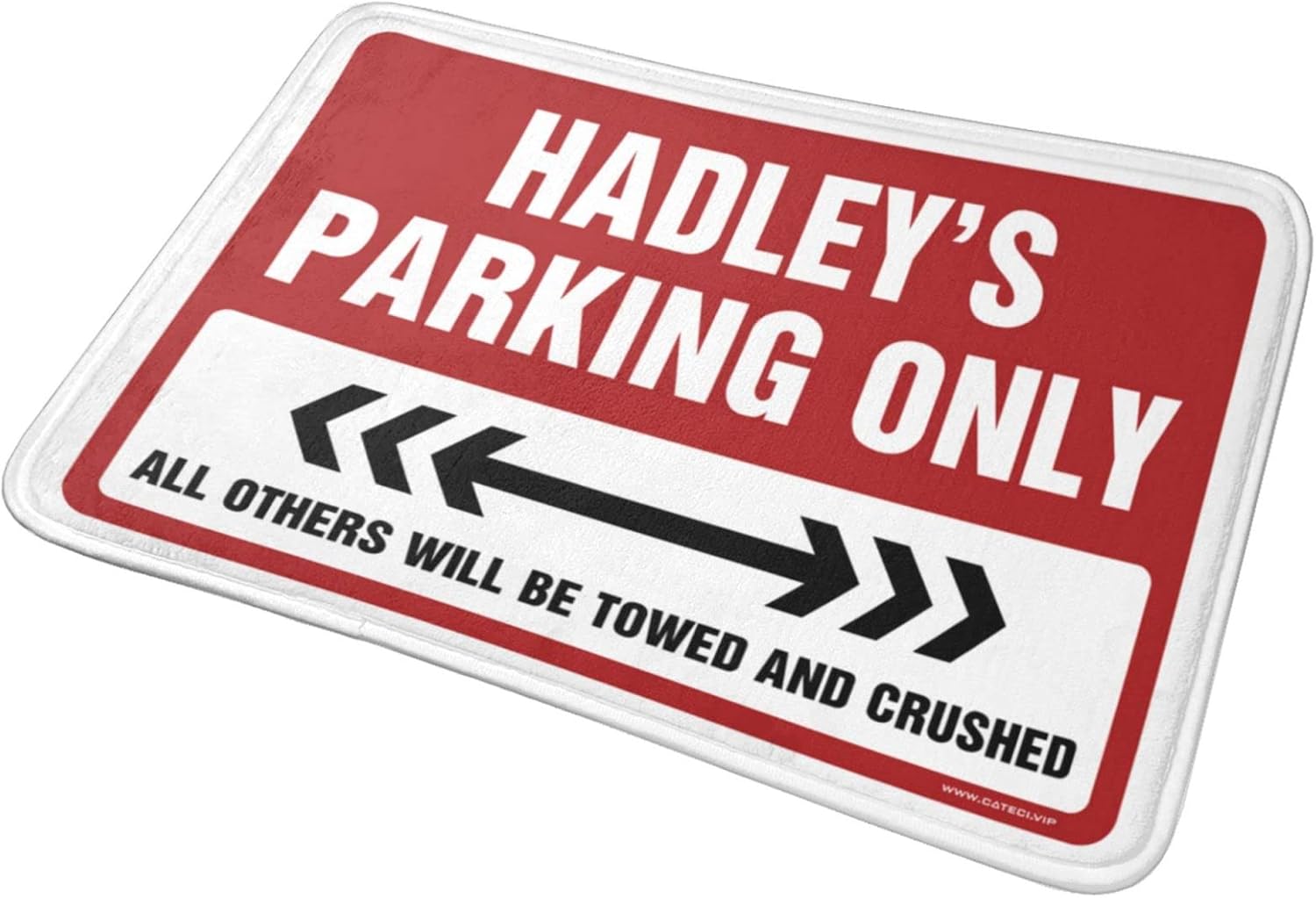 Spring Kitchen Mats Hadley'S Parking Only Rug Plain Door Mat for Crafts Entry Mats Indoor Home(Size:65X90CM), EHFPCPBAH-65X90CM