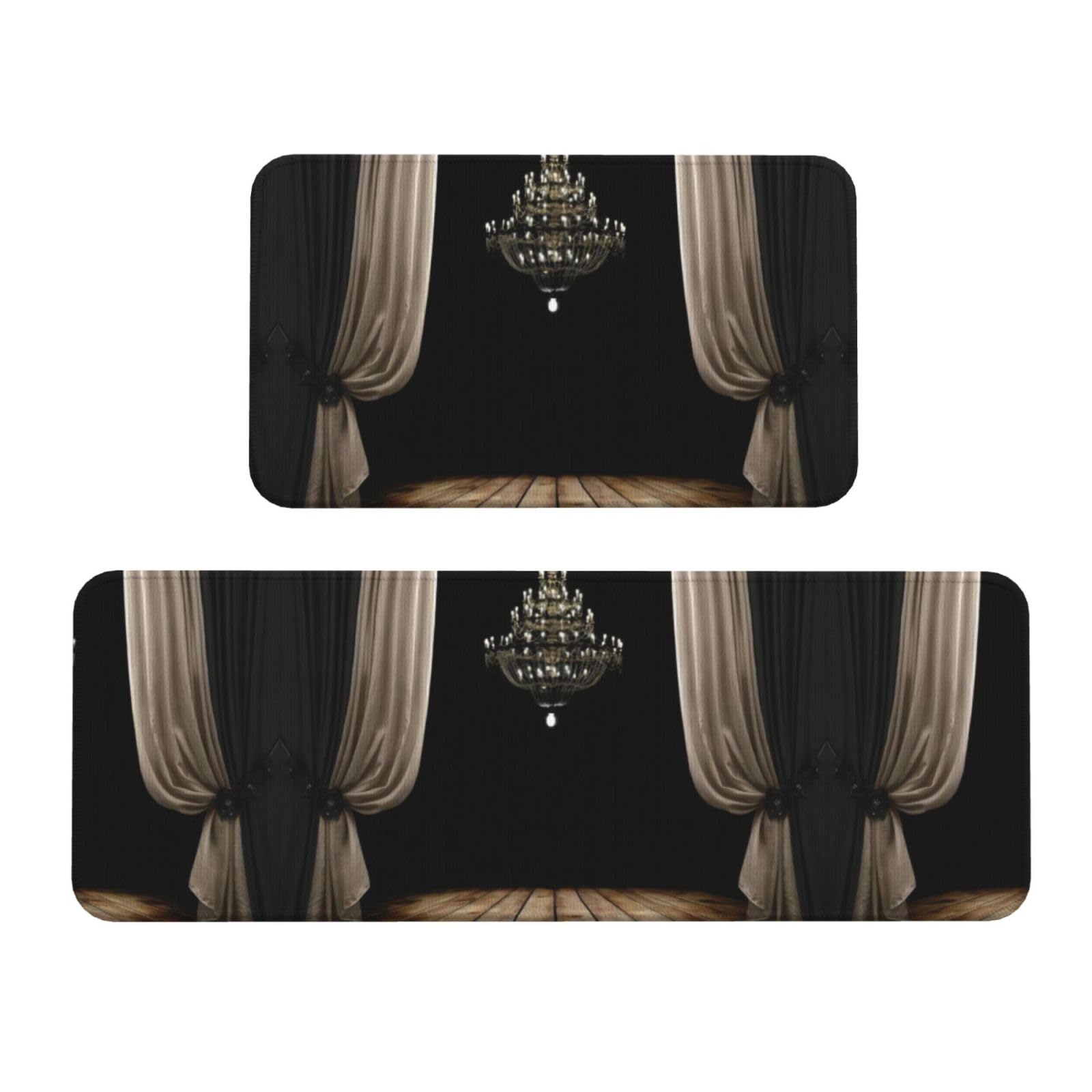 Alfombrillas de cocina con diseño de lámpara para un fregadero y lavadero elegante