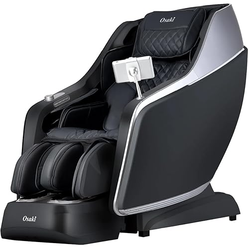 Osaki JP-Nexus 4D SL-Track Massage Chair with Intelligent Voice Control, Kneading Foot Massage, Hand Reflexology, Black