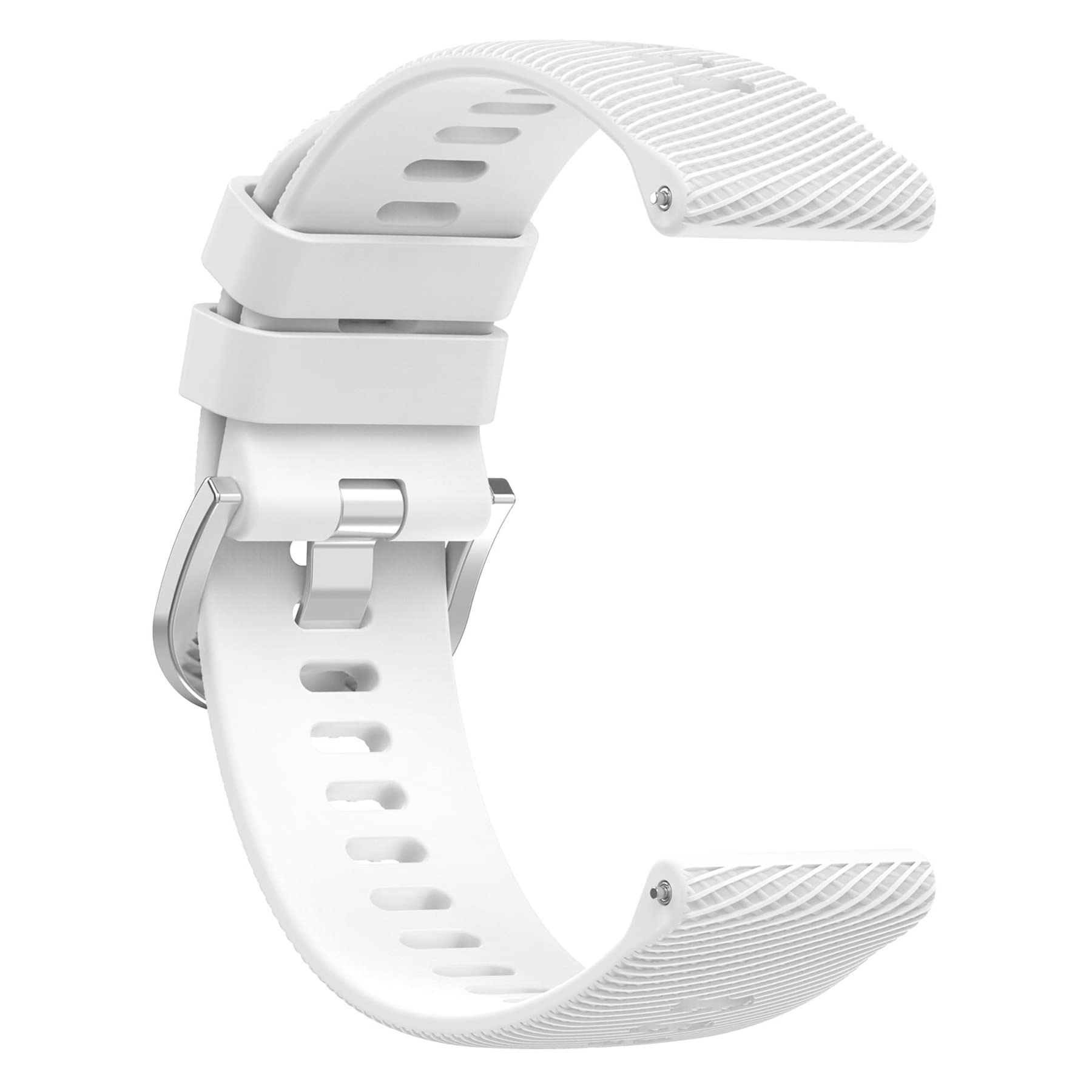 Muovrto Strap for Garmin Approach S12/Approach S42,Silicone Waterproof Replacement Watch Band (Dark Blue/Grey/White) - Image 2