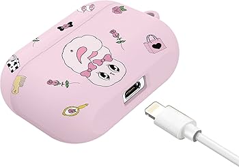 Amazon | Esther Bunny AirPodsプロケースキーホルダーハードPCシェル