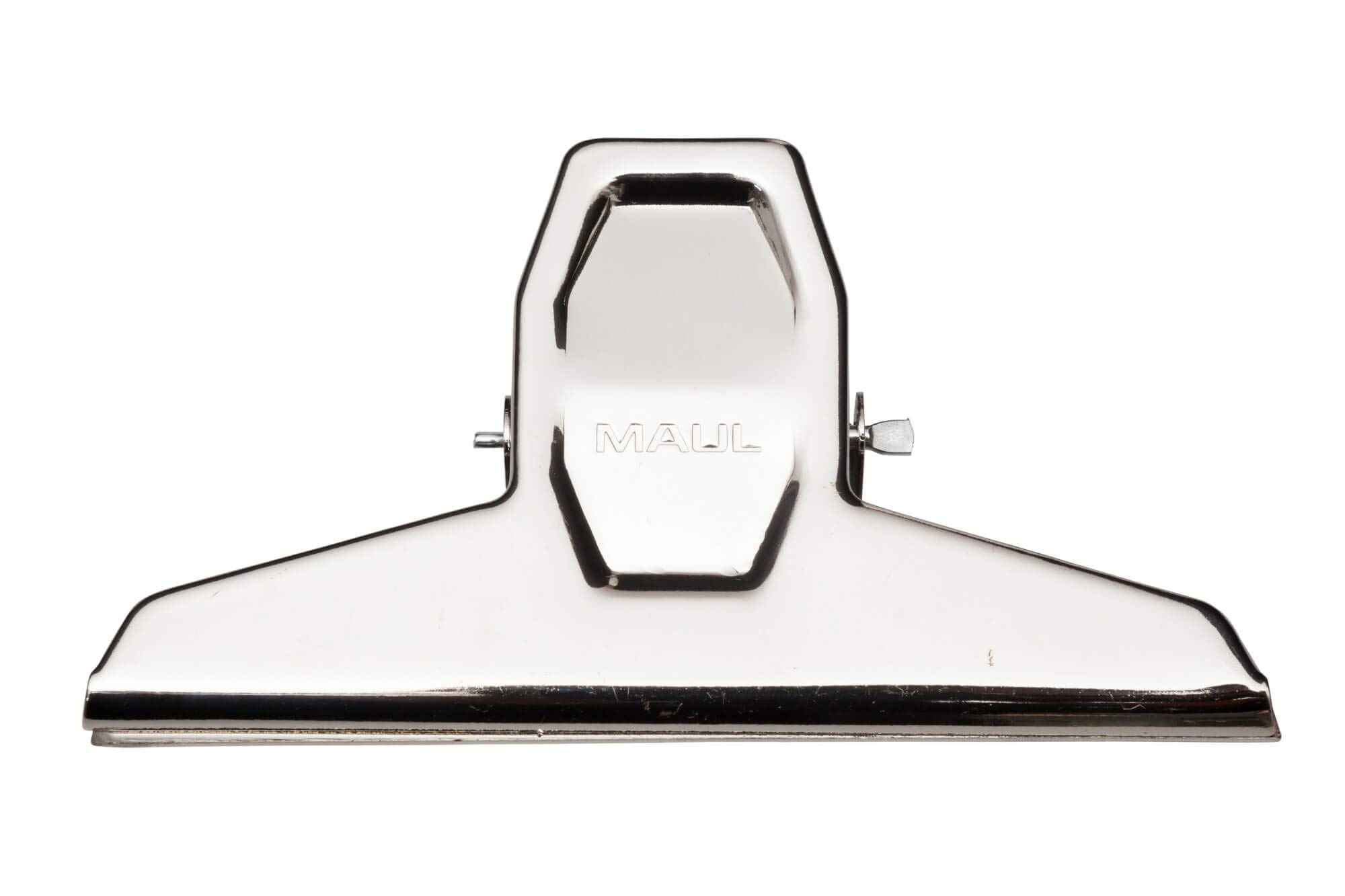 MAULpro Papierklemmer Aus Metall 2er-Set | Stabile Büroklammer 7,5cm Mit 2cm Klemmweite | Made In Germany