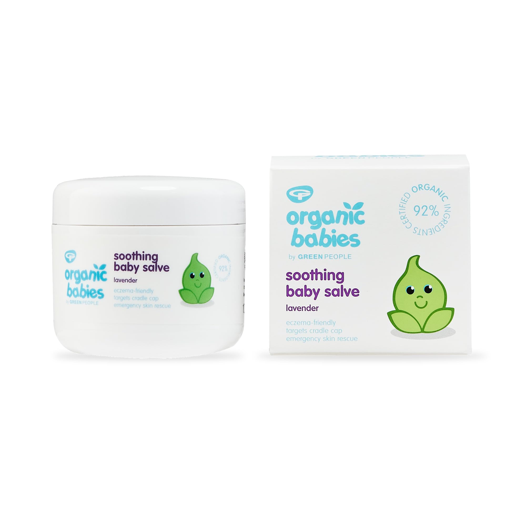Sponsored Ad – Organic Babies Soothing Baby Salve - Natural & Organic Lavender - Eczema-Friendly - Paraben Free, 100ml