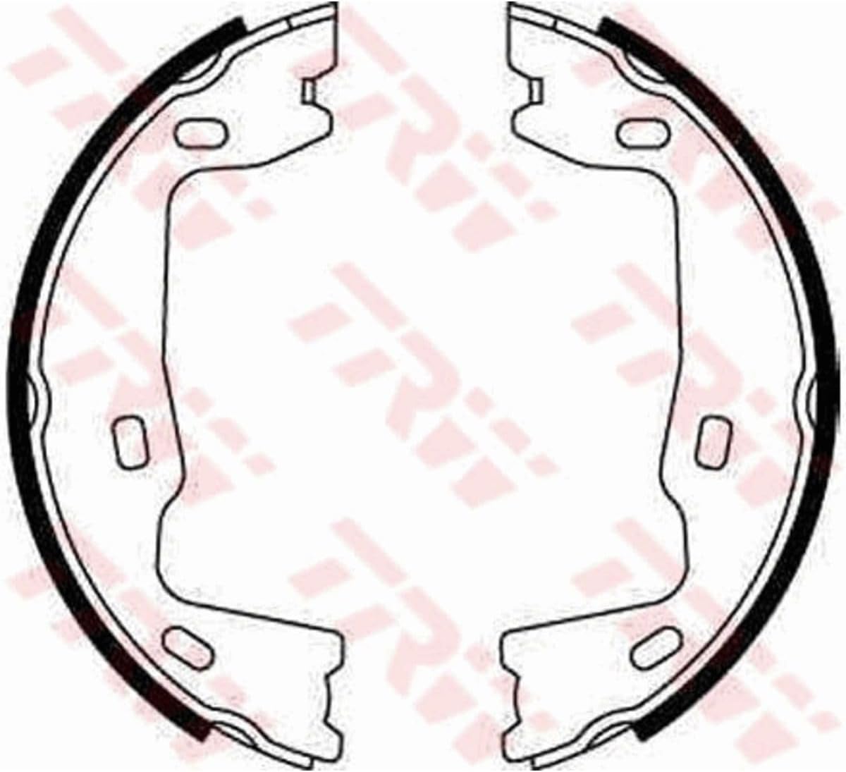 TRW Handbrake Shoes GS8223