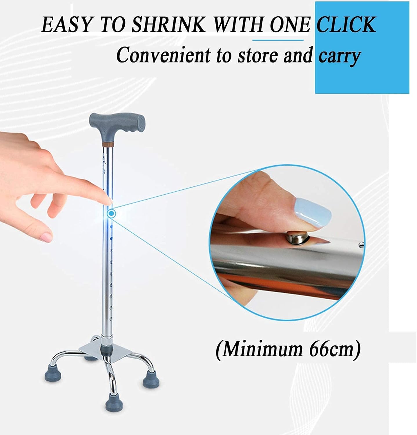 折りたたみ式杖 カート 骨折 ギブス 介護用品 折りたたみ 杖