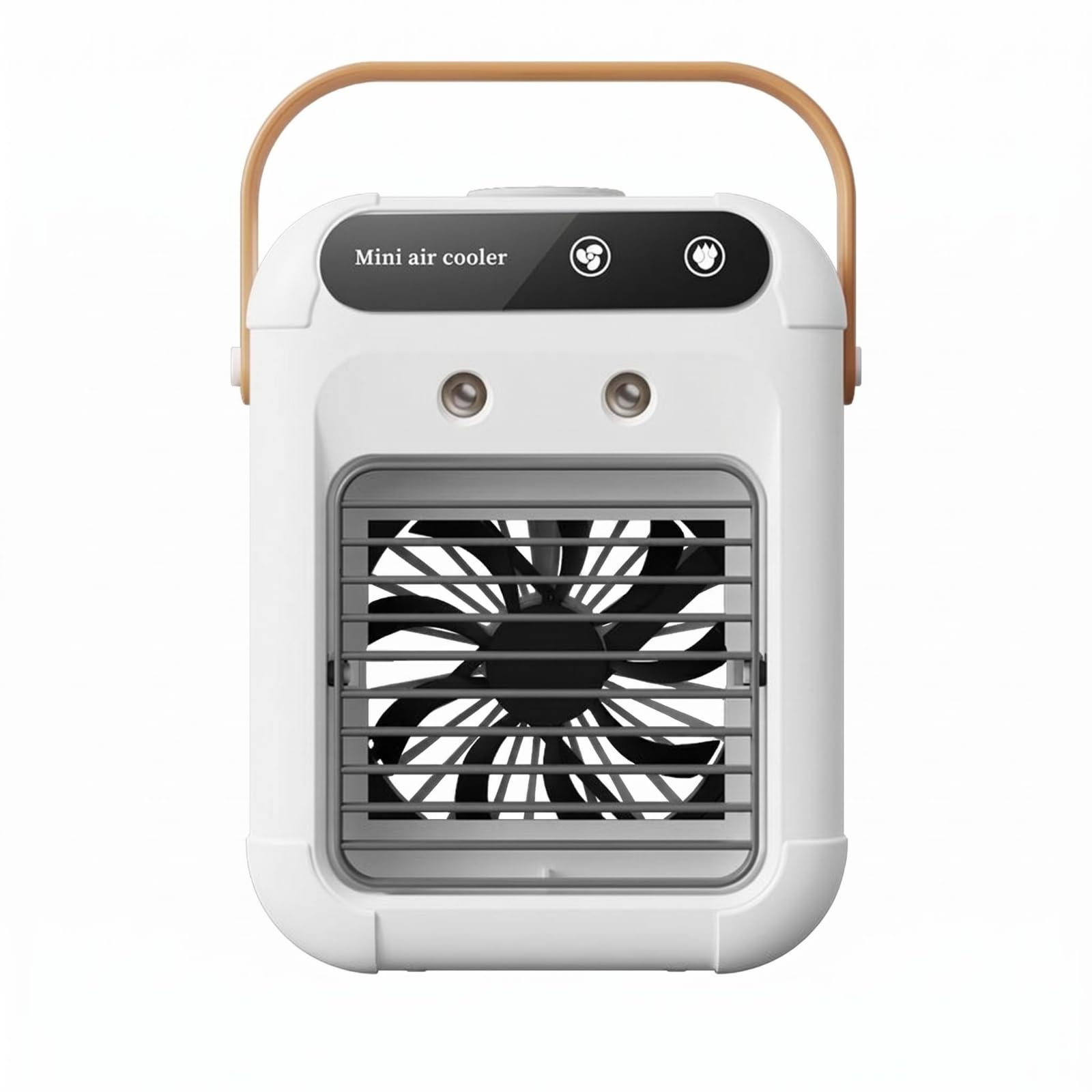 compact white mini air cooler ventilated mini air cooler abs | home appliance | comfortable | abs build | great for personal cooling on a table or desk | a must-have addition to your