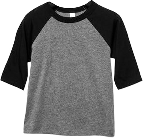 Miniatura 3 de Bella + Canvas - Camiseta de béisbol de manga 34 (3200Y)