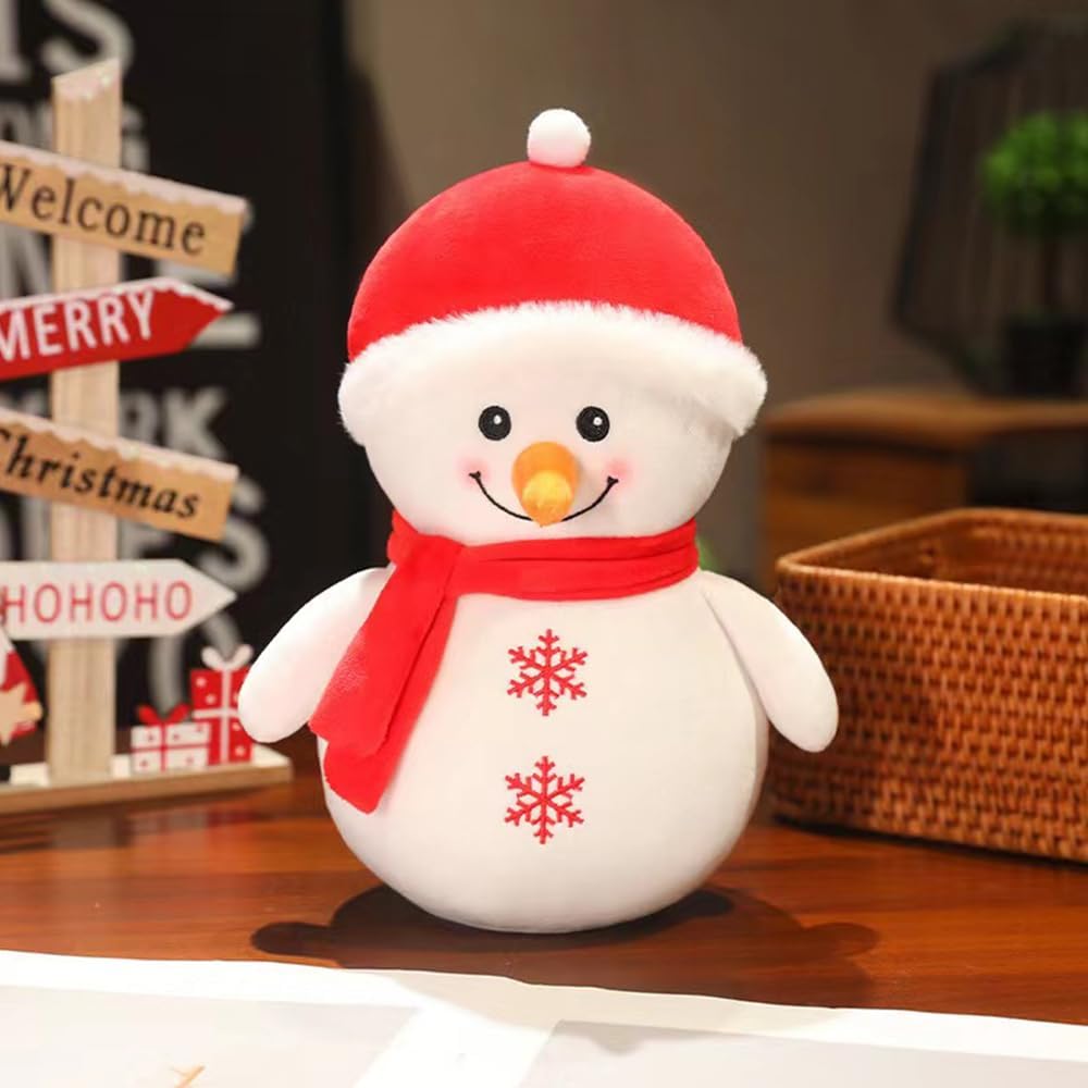雪だるまちゃん クリスマスプレゼントぬいぐるみ ぬいぐるみ - Amazon 