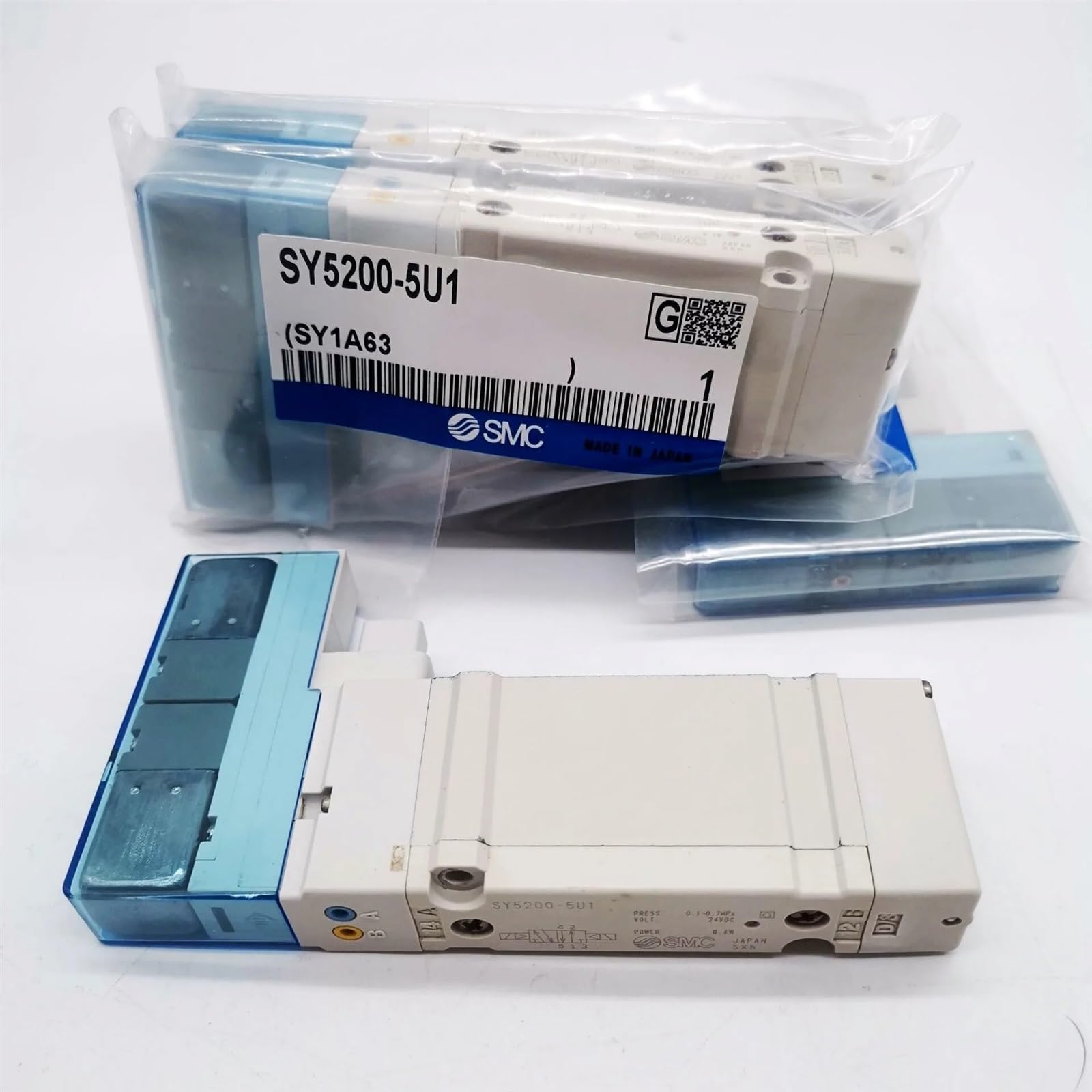 Électrovanne 5 voies 24V SY5200-5U1 pour automatisme pneumatique industriel