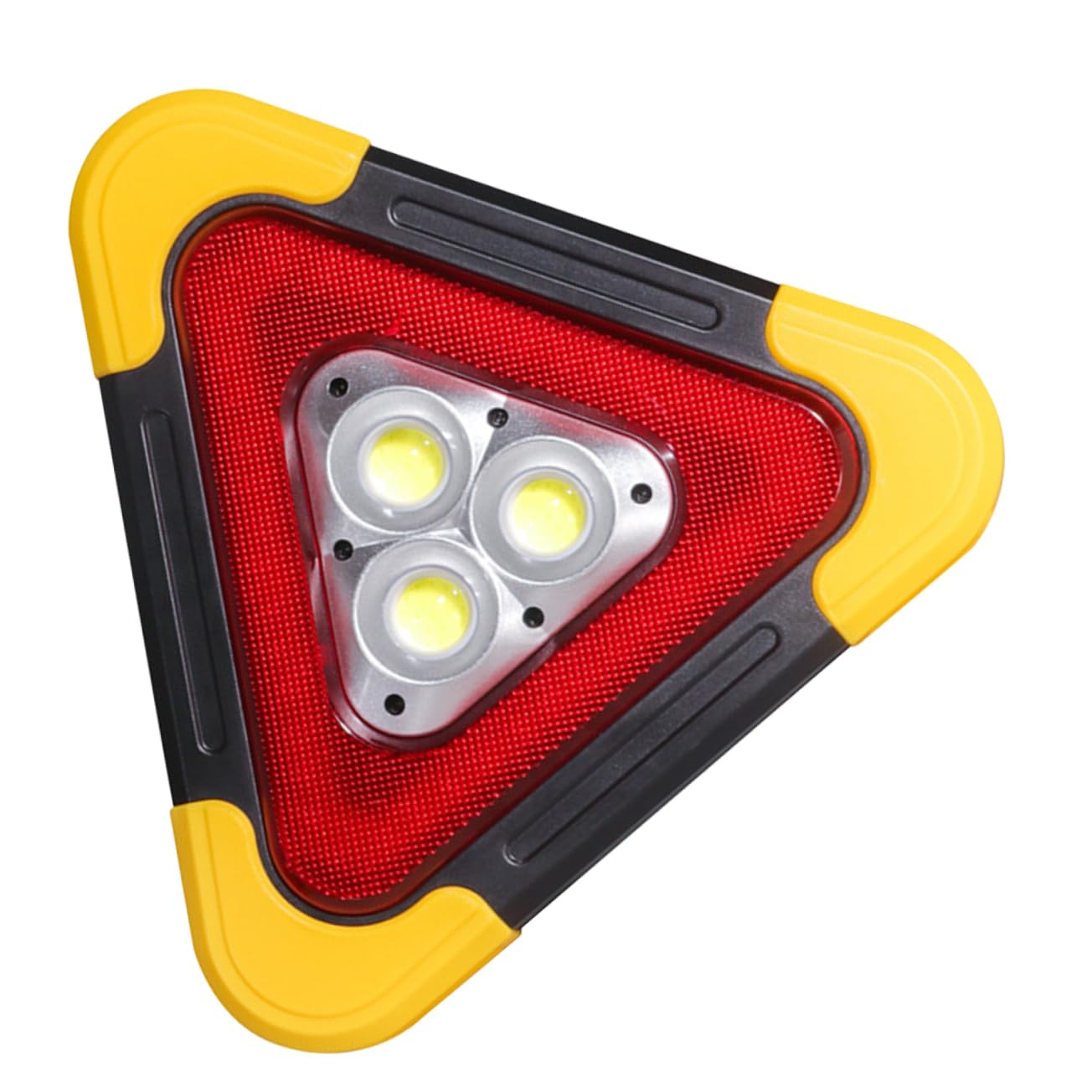Luz de Emergencia para Coche Triángulo de Emergencia Portátil LED, Señalización Vial ABS, para Avería y Asistencia