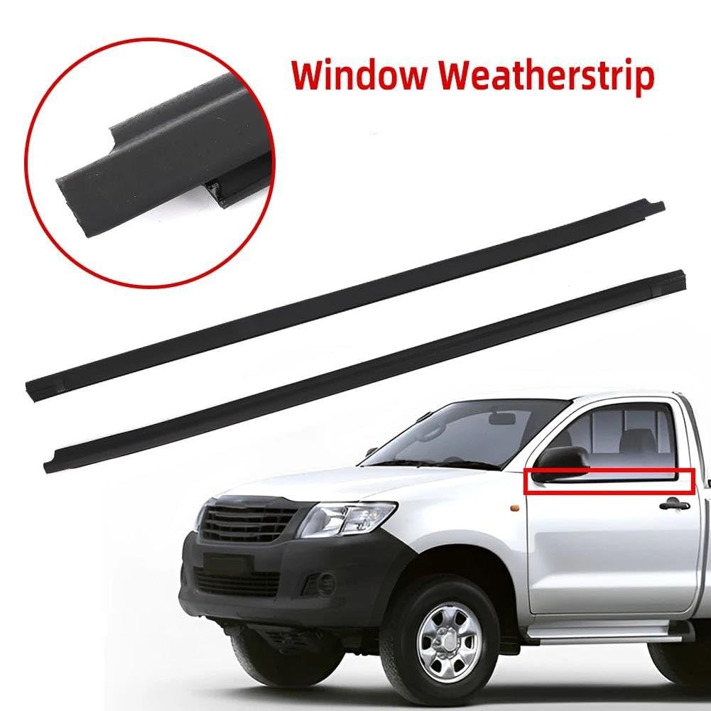 Striscia Tenuta Portiera Per Hilux SR5 Per VIGO/MK6 PICKUP Cabina Singola 2005-2015 2 Porte Guarnizioni Vetri Finestrini Cinghia Porta Strisce Antipioggia Guarnizioni Guarnizioni