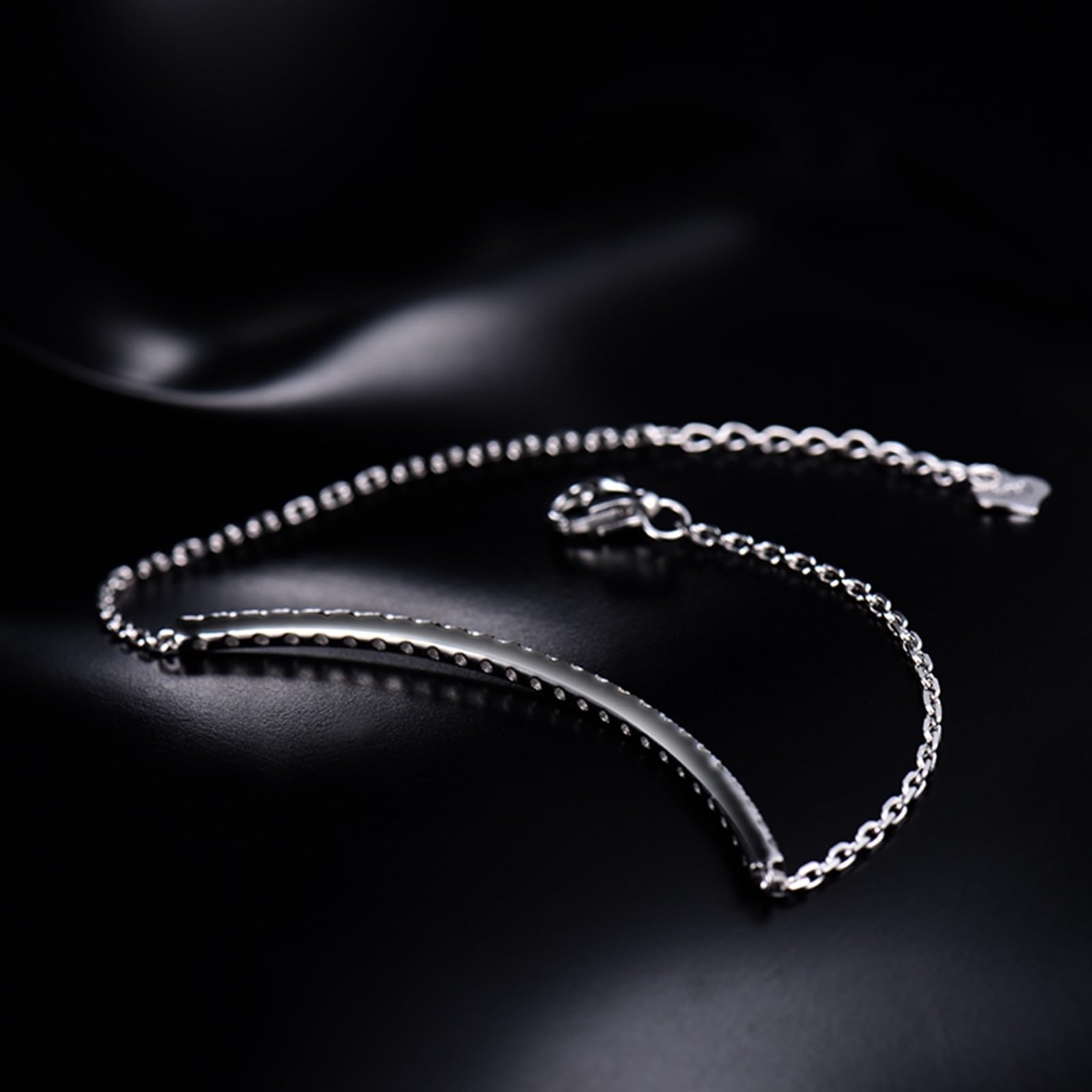 Bransoletka z białego złota 750/585/375, bransoletka z diamentem 0,38ct 16-18 cm przedłużenie 4 cm, bransoletka damska dla chłopaków