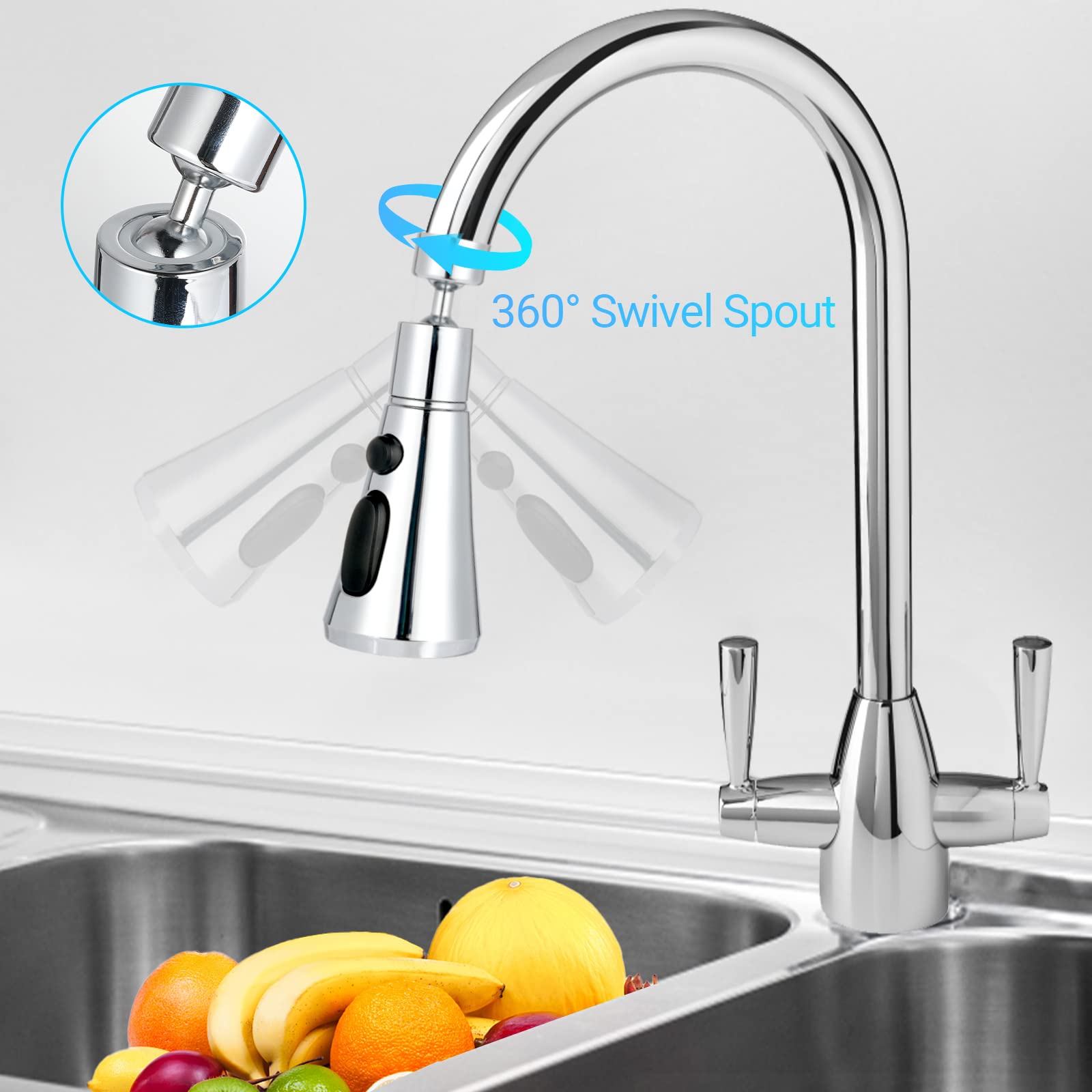 PARENCE – 360° flexibele kraanverlenging – M22