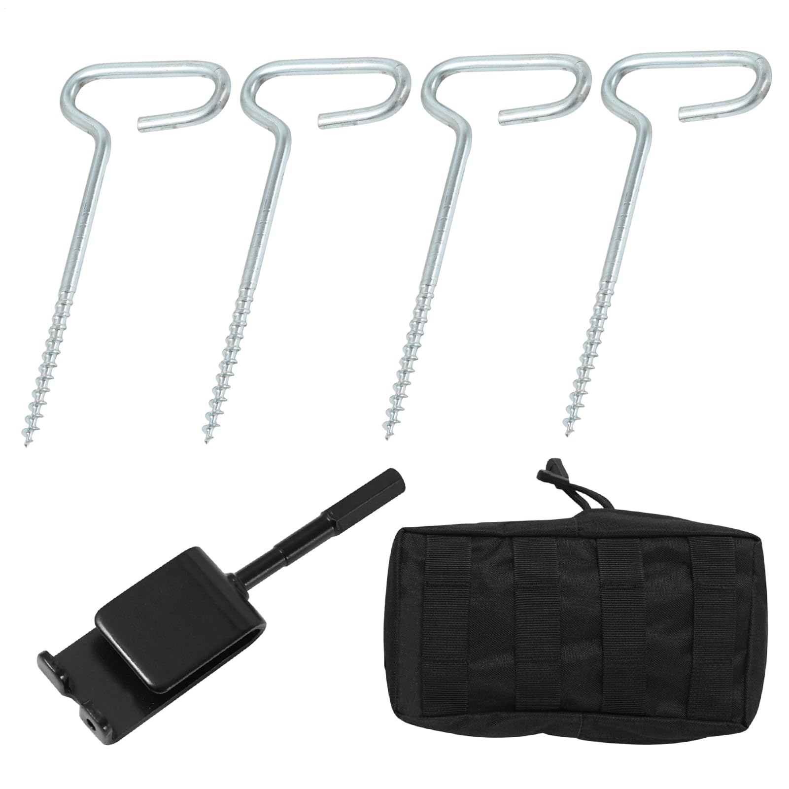 Adaptador de estaca de metal universal para evitar vientos 8
