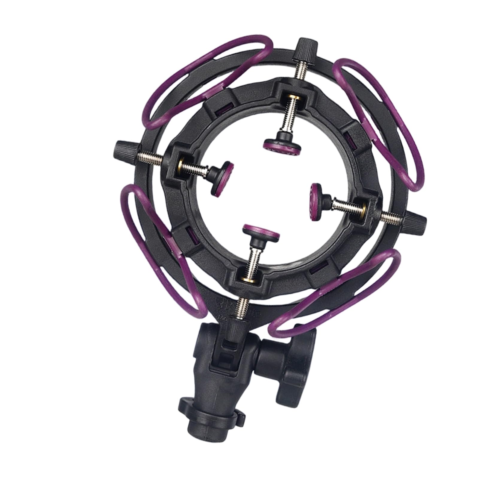 Supporto antiurto per microfoni da 0,7-2,4 pollici, design antivibrazione, angoli regolabili a 180°, per microfono 2035 103 U87 / PCK200 compatibile con shock mount