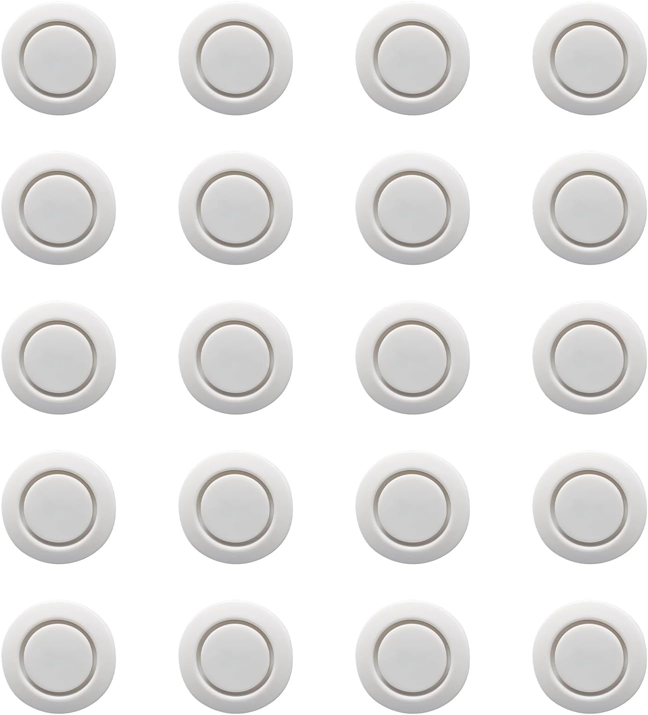 Car Bumper Radar Hole Plugs Cover-20pcs, Durable Plastic Waterproof Bumper Sensor Hole Protector Caps, Universal Fit for Most Cars, SUVs, Sedans - Easy Plug-in Installation (white2)