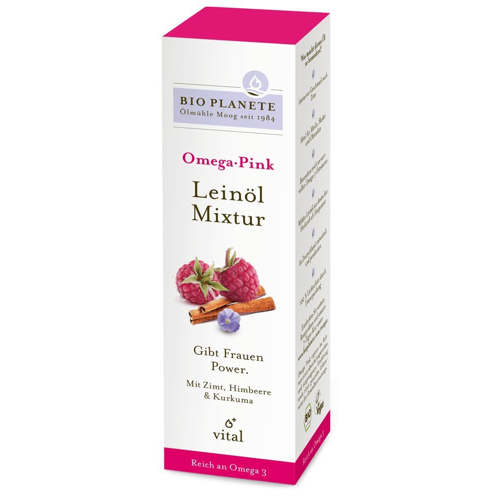 Bio Planete Omega Pink Leinöl-Mixtur (6 x 0,10 l)