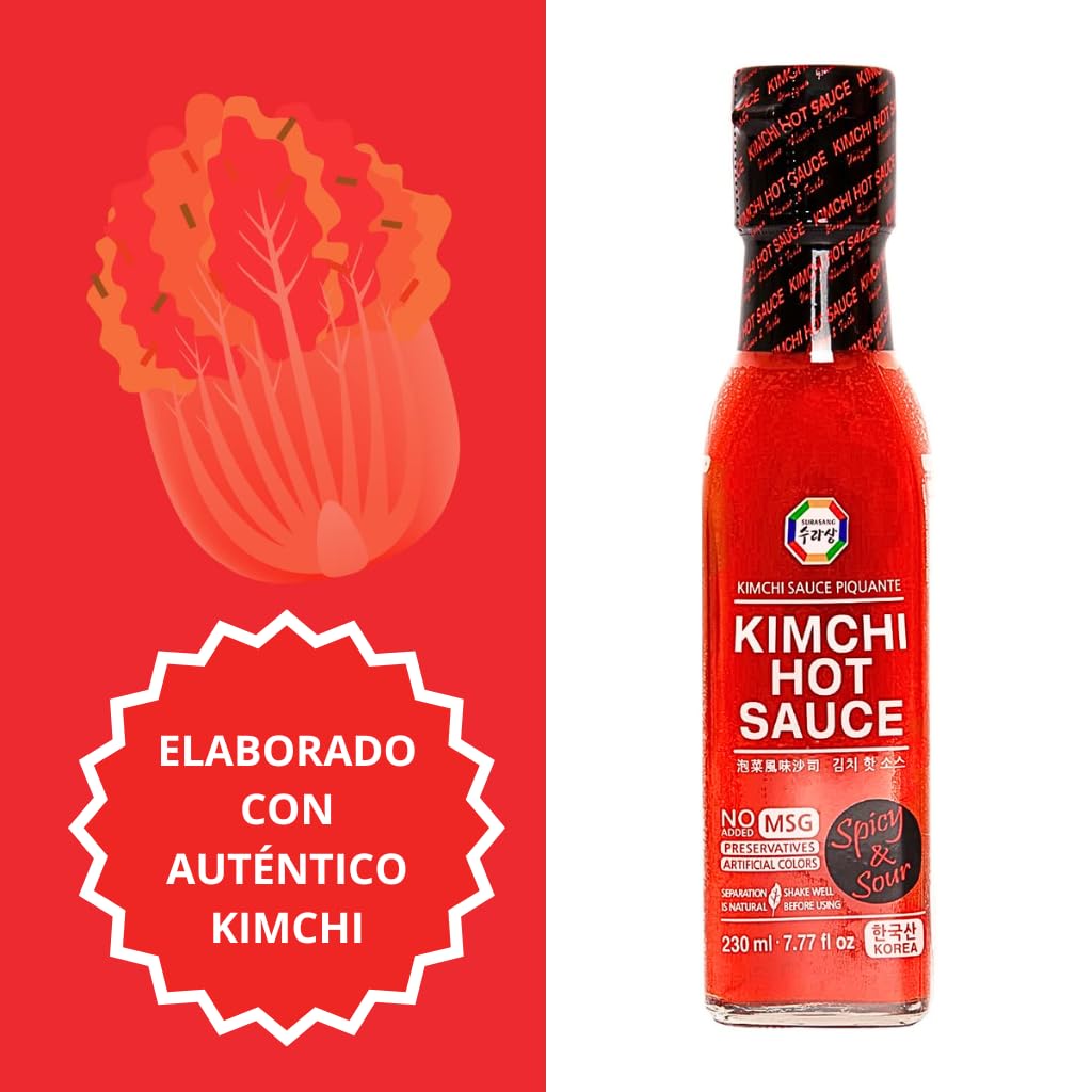 Surasang Salsa de Kimchi Picante 230ml Pack de 2