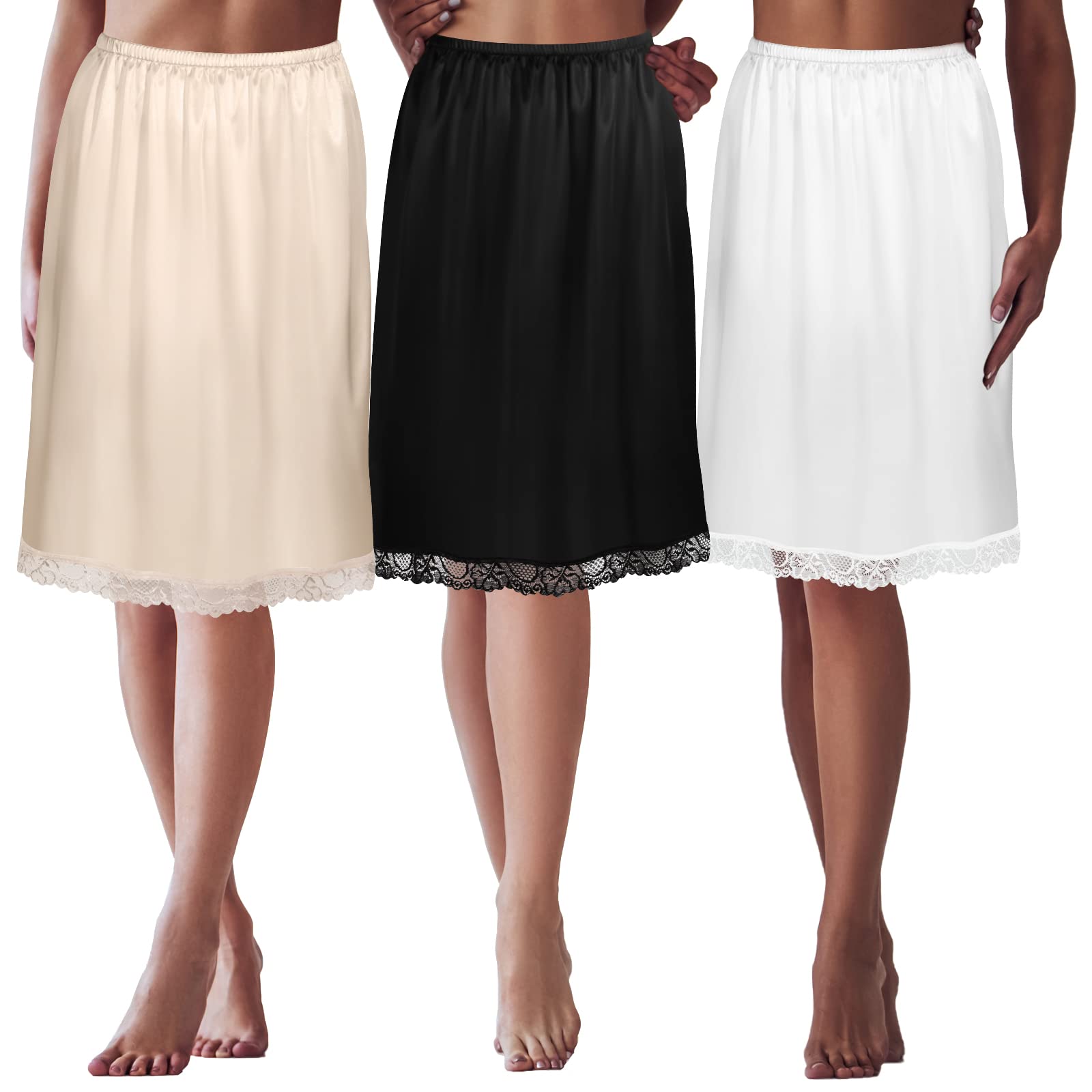NOENNULL Damen-Halbslip Aus Antistatischem Nylon – Unsichtbar Unter Kleidern & Röcken – Bequem Und Hauchdünn