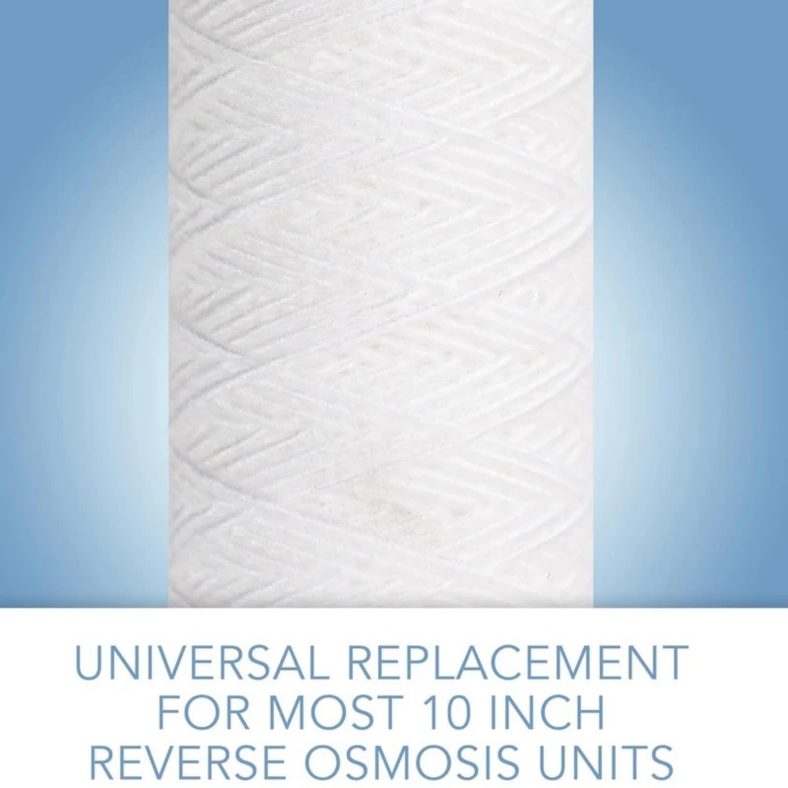 Filtrazione dell'acqua 6 cartucce filtro acqua sedimenti avvolte in filo universale for la maggior parte delle unità RO da 10 pollici 5 micron - 10" x 2,5" Uso domestico