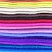 28pcs Thick 1.4mm Soft Felt Fabric Sheet Assorted Color Felt Pack DIY Craft Sewing Squares Nonwoven Patchwork (15x15cm)