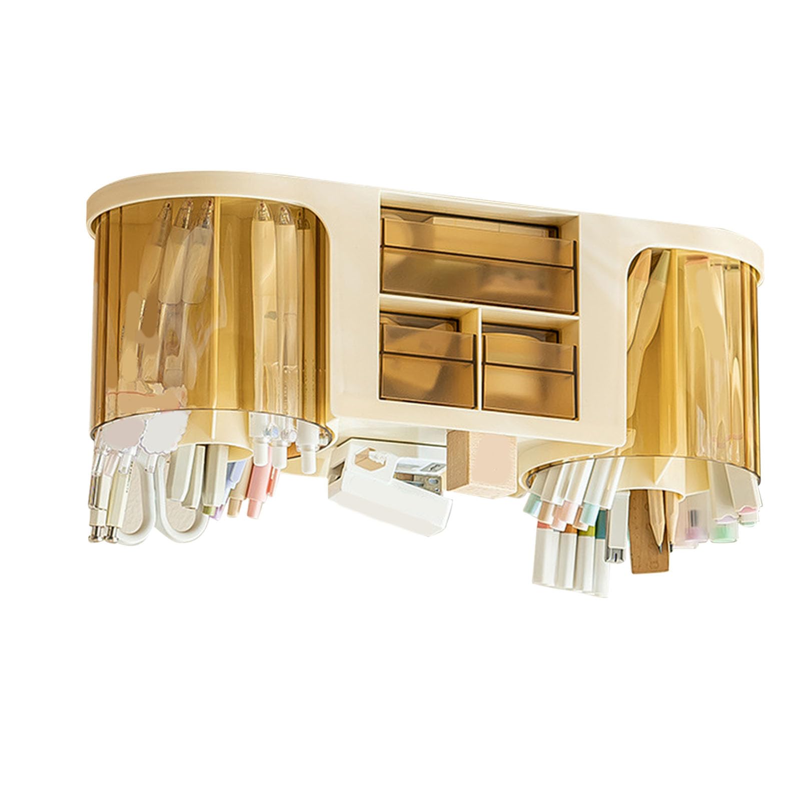 Organisateur de bureau rotatif contre le désordre des fournitures