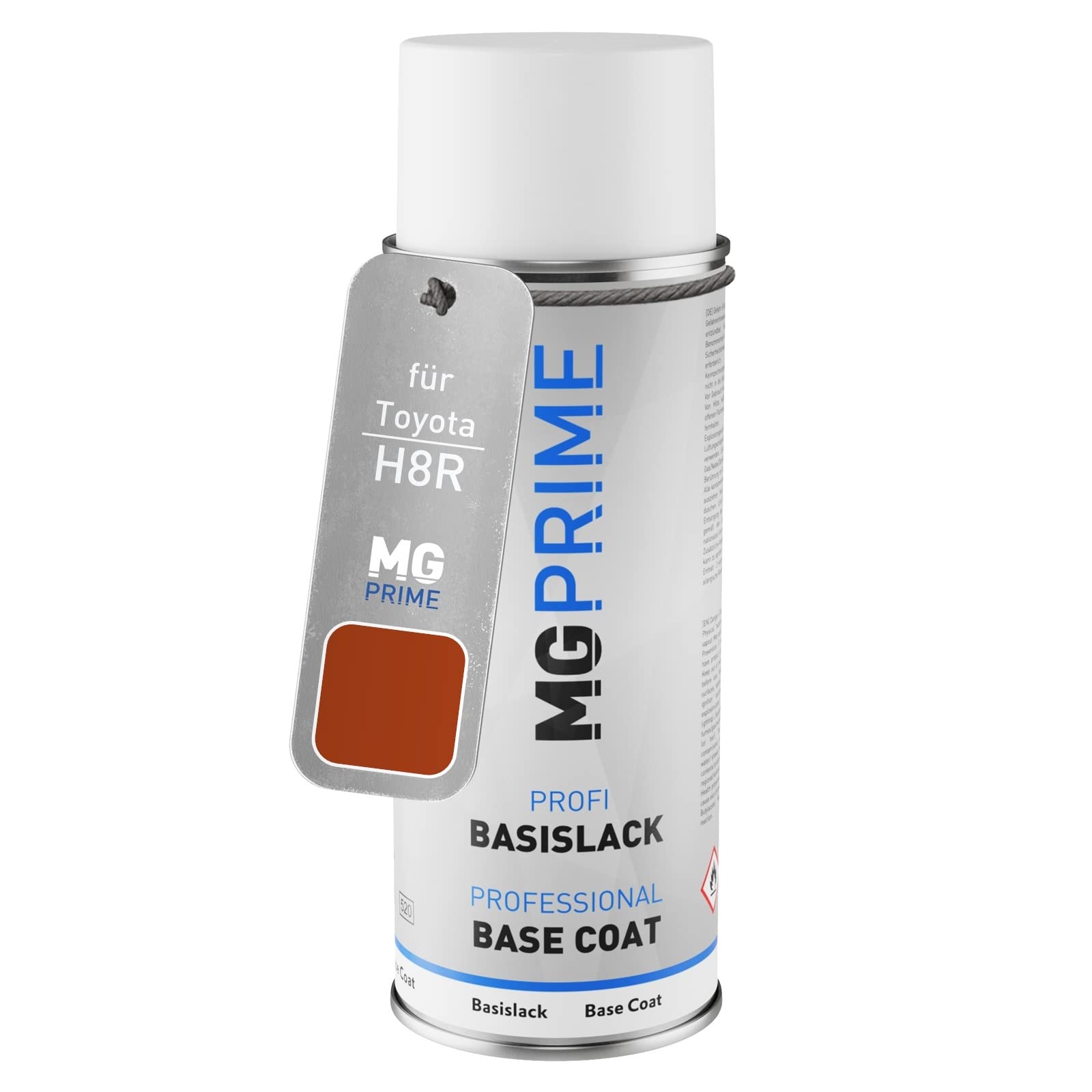 MG PRIME Car paint Spray can for Toyota H8R Hot Lava Metallic/Inferno Orange Metallic Base coat spray can 400ml