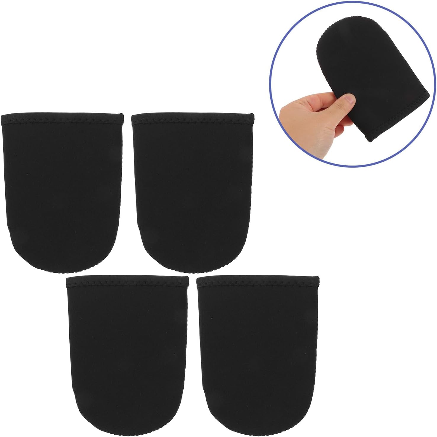 Neoprene Toe Warmers 2 Pairs Thermal Ski Boot Toe Covers in Dark Color M Size Reusable Foot Warmers for Men Women Winter Camping Cold Weather