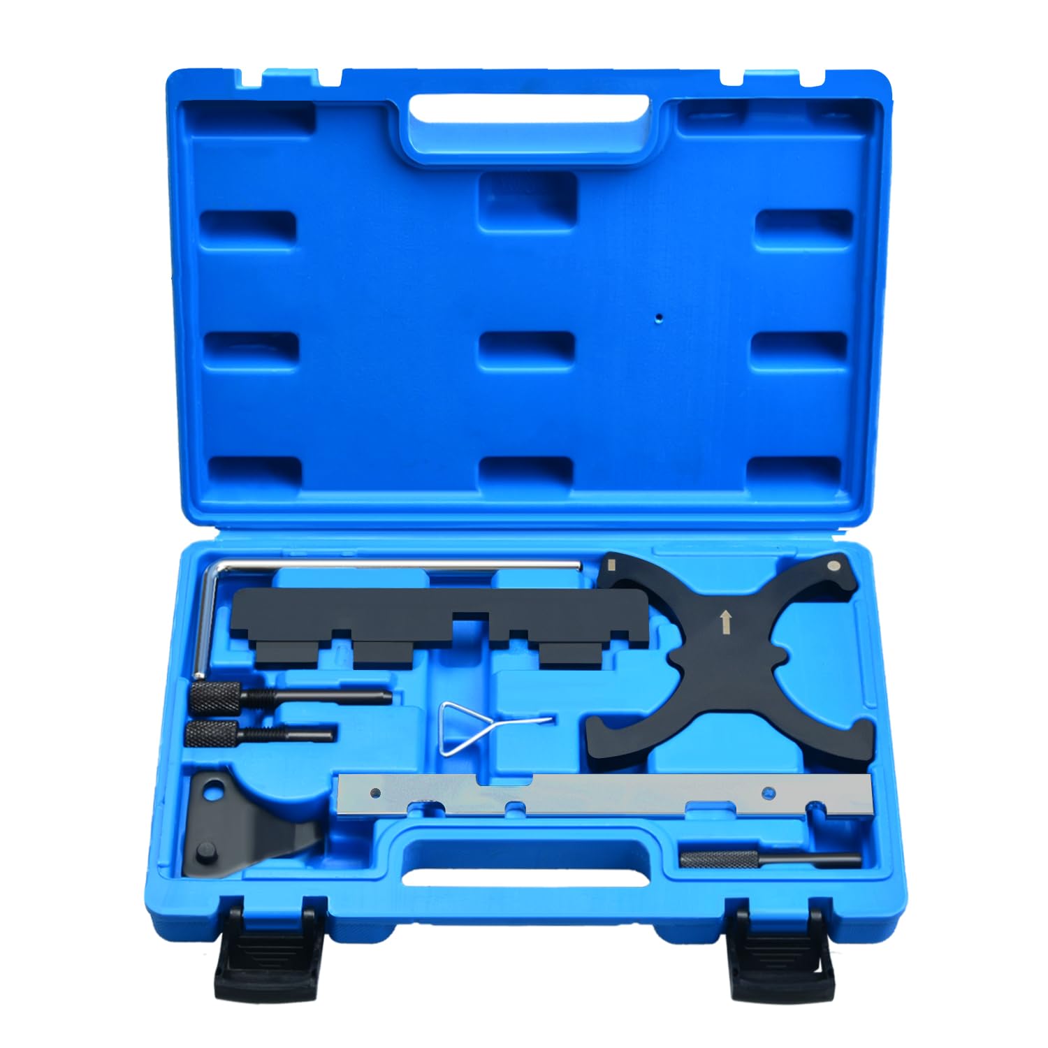 Kit di strumenti di allineamento della cinghia di distribuzione dell'albero a camme motore compatibile con Ford Focus Fiesta Mazda 1.5 1.6 VCT Ecoboost Volvo